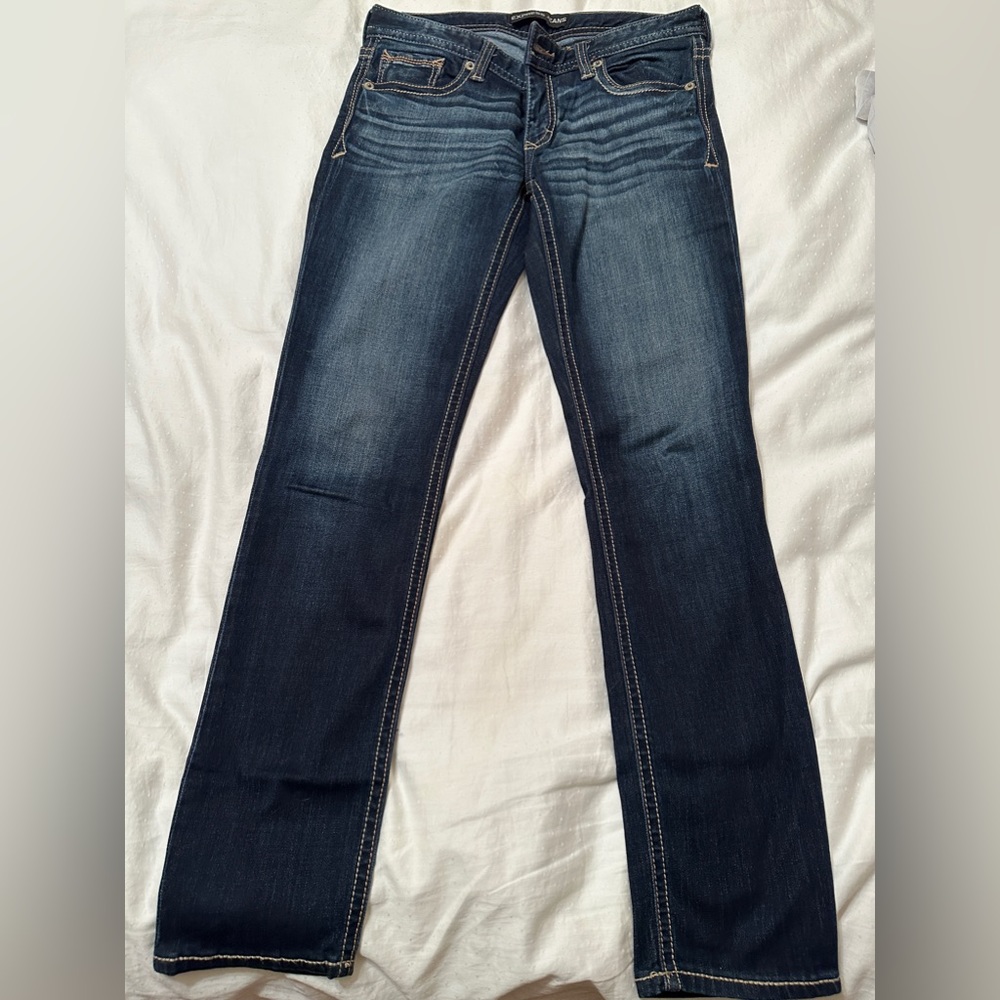 NWOT, Express Skinny Low Rise Jeans, Size 6 - Picture 3 of 5